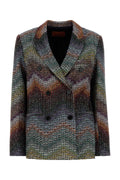 Missoni Embroidered Viscose Blend Blazer — Multicolor