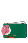 Prada Lampo Wallet — Green