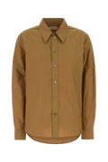 Lemaire Pointed Collar Shirt — Camel