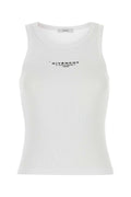 Givenchy Stretch Cotton Tank Top — White