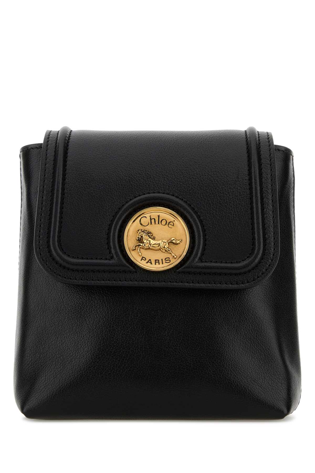 Chloé Horse Backpack — Black