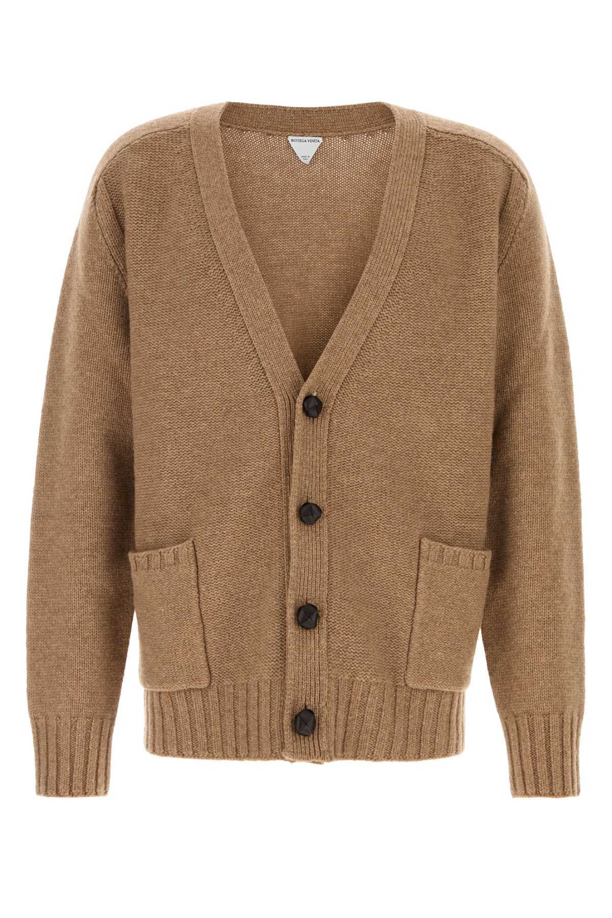 Bottega Veneta Wool Cardigan — Caramel