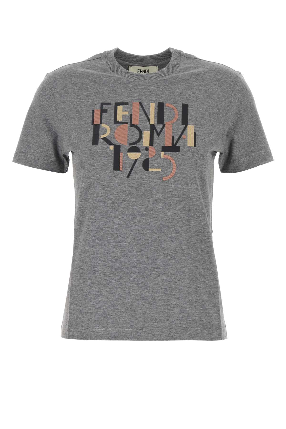 Fendi Roma T-Shirt — Gray