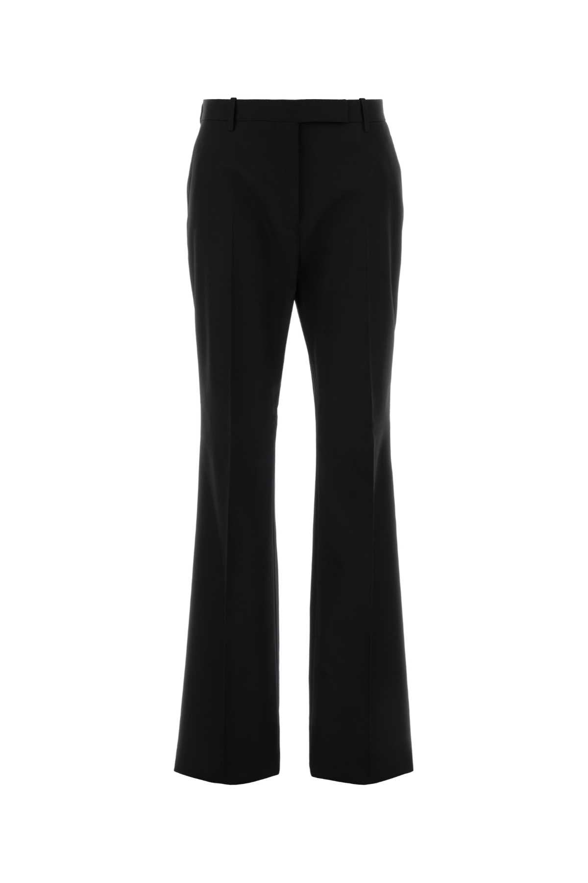 Tom Ford Wool-Silk Blend Trousers — Black