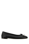 Balenciaga City Up Ballet Flat — Black
