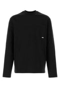 Jil Sander Long-Sleeve Pocket T-Shirt — Black