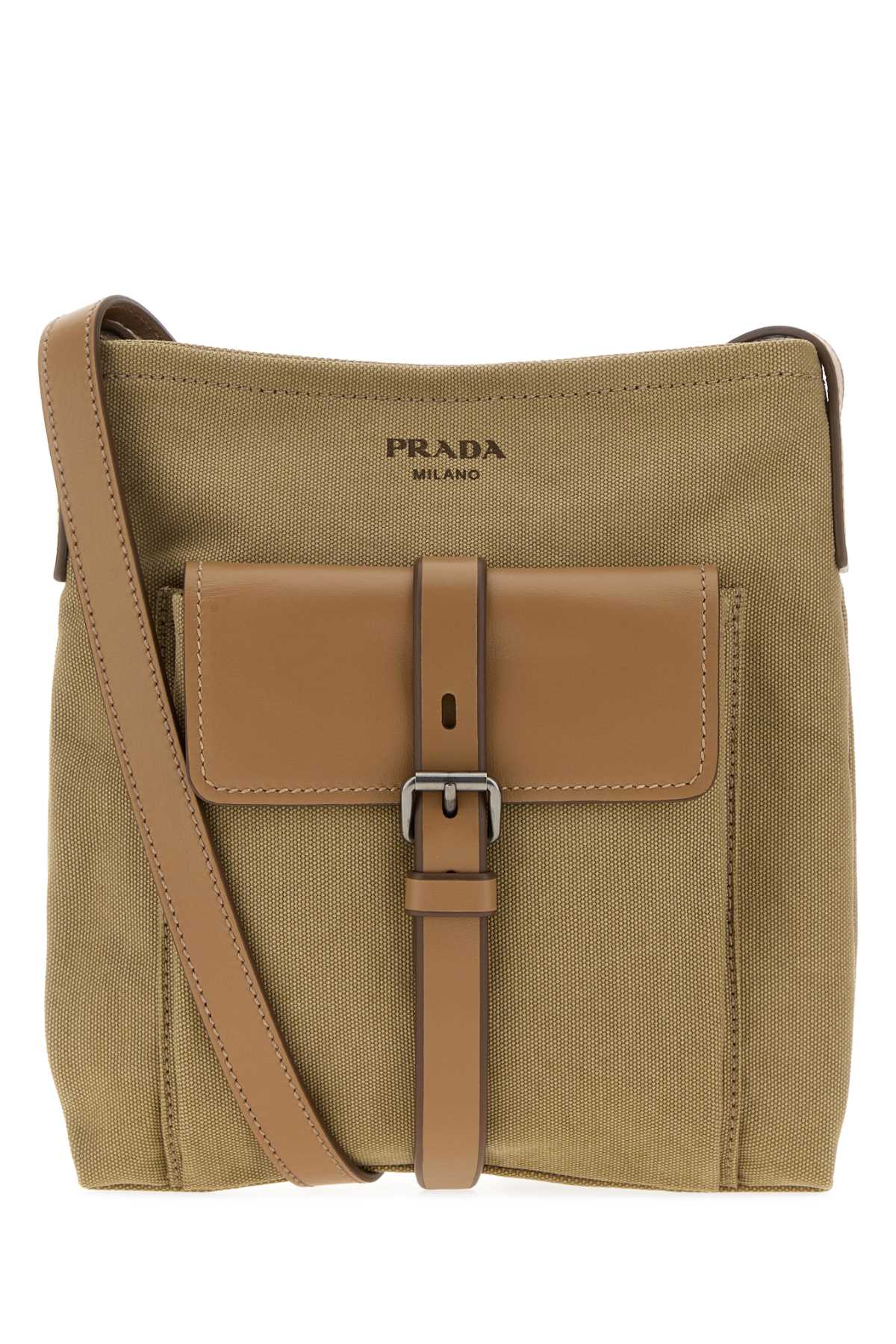 Prada Route Crossbody Bag — Beige