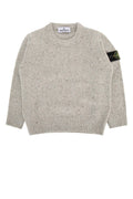 Jersey de cuello Stone Island Kids — Beige