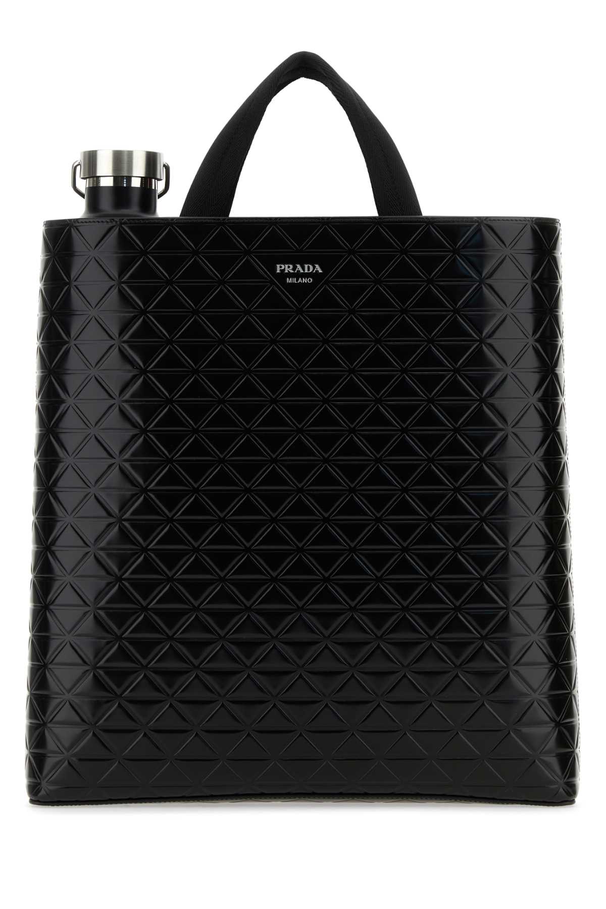 Prada Milano Tote Bag — Black