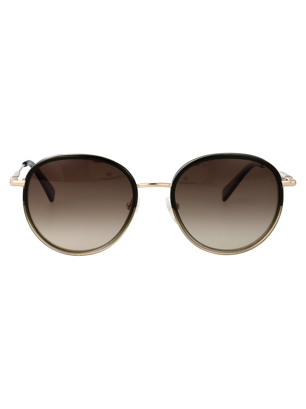Lo176s 711 Gold/gradient Green Metal Sunglasses