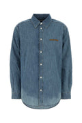 Miu Miu Chambray Shirt — Blue