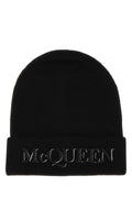 Alexander McQueen CAPPELLO Cashmere Beanie — Black