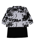Dkny Junior Graffiti-Print Jersey Dress — Multicolor
