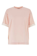 Burberry Cotton Oversize T-Shirt — Pink