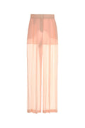 Alberta Ferretti Silk Wide-Leg Trousers — Pink