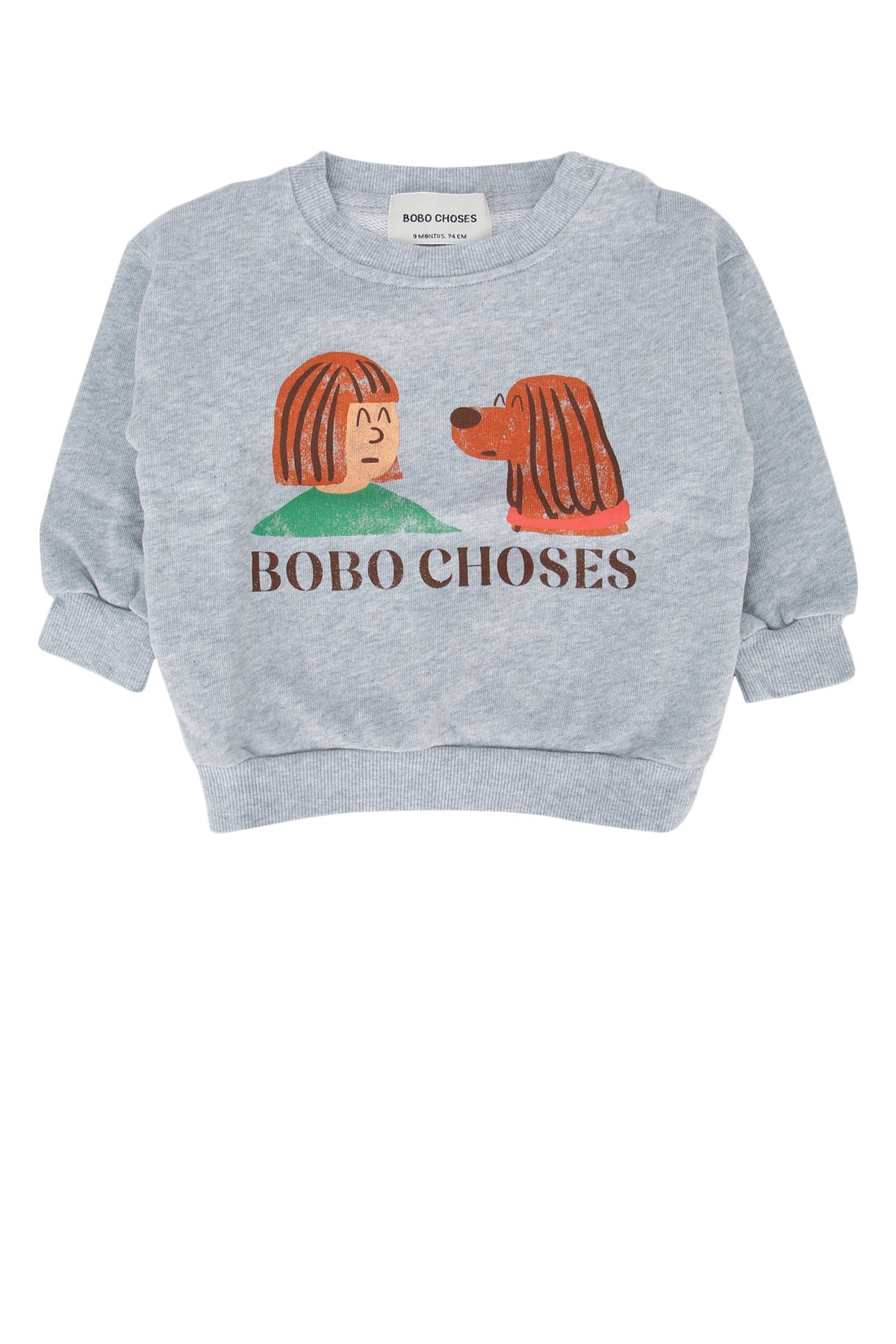Bobo Choses Pickle Sweatshirt — Gray