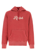 Polo Ralph Lauren Logo-Embroidered Cotton Blend Sweatshirt — Red