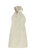 Camilla And Marc Stretch Polyester Blend Tank Top — Beige