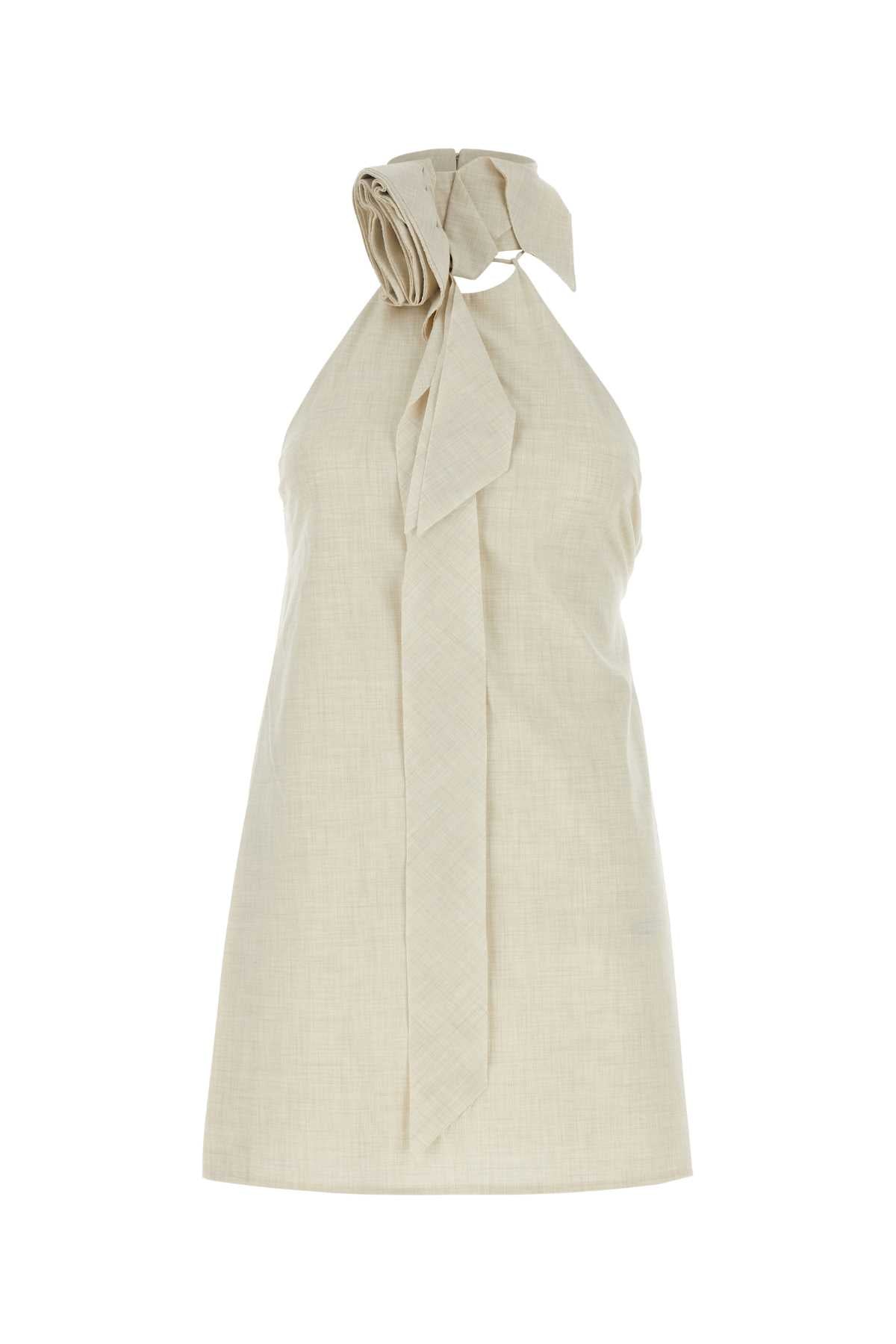 Camilla And Marc Stretch Polyester Blend Tank Top — Beige