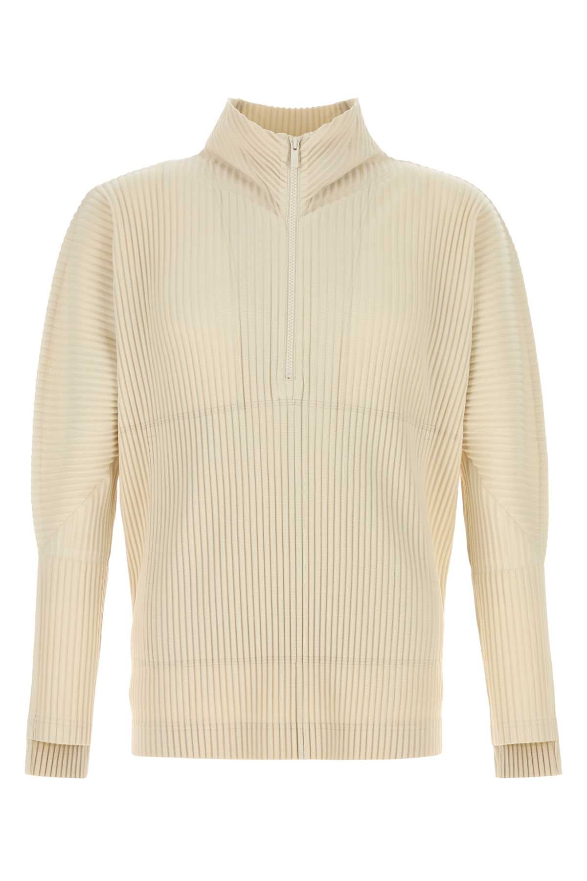 Homme Plisse' Issey Miyake Colors Sweater — Beige