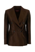 Mm Studio Blazer — Brown