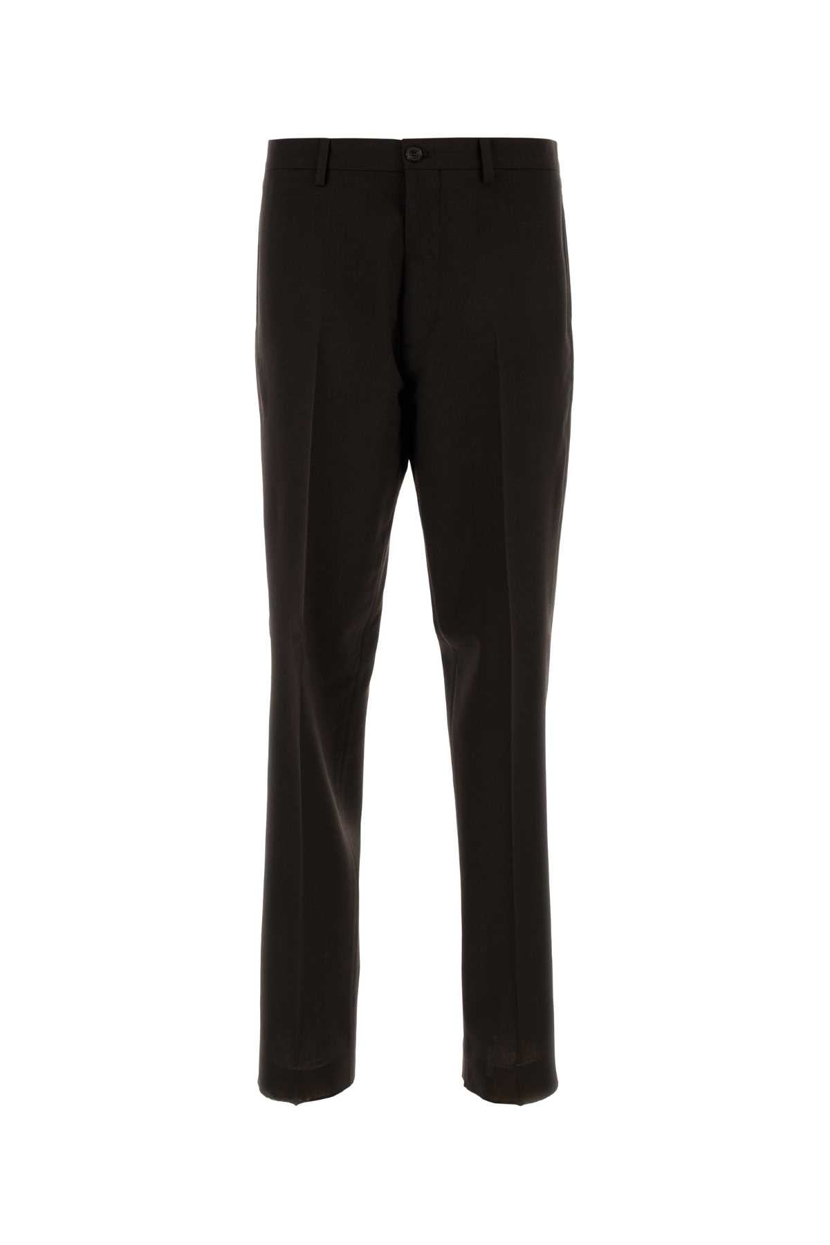 Prada Wool Trousers — Brown
