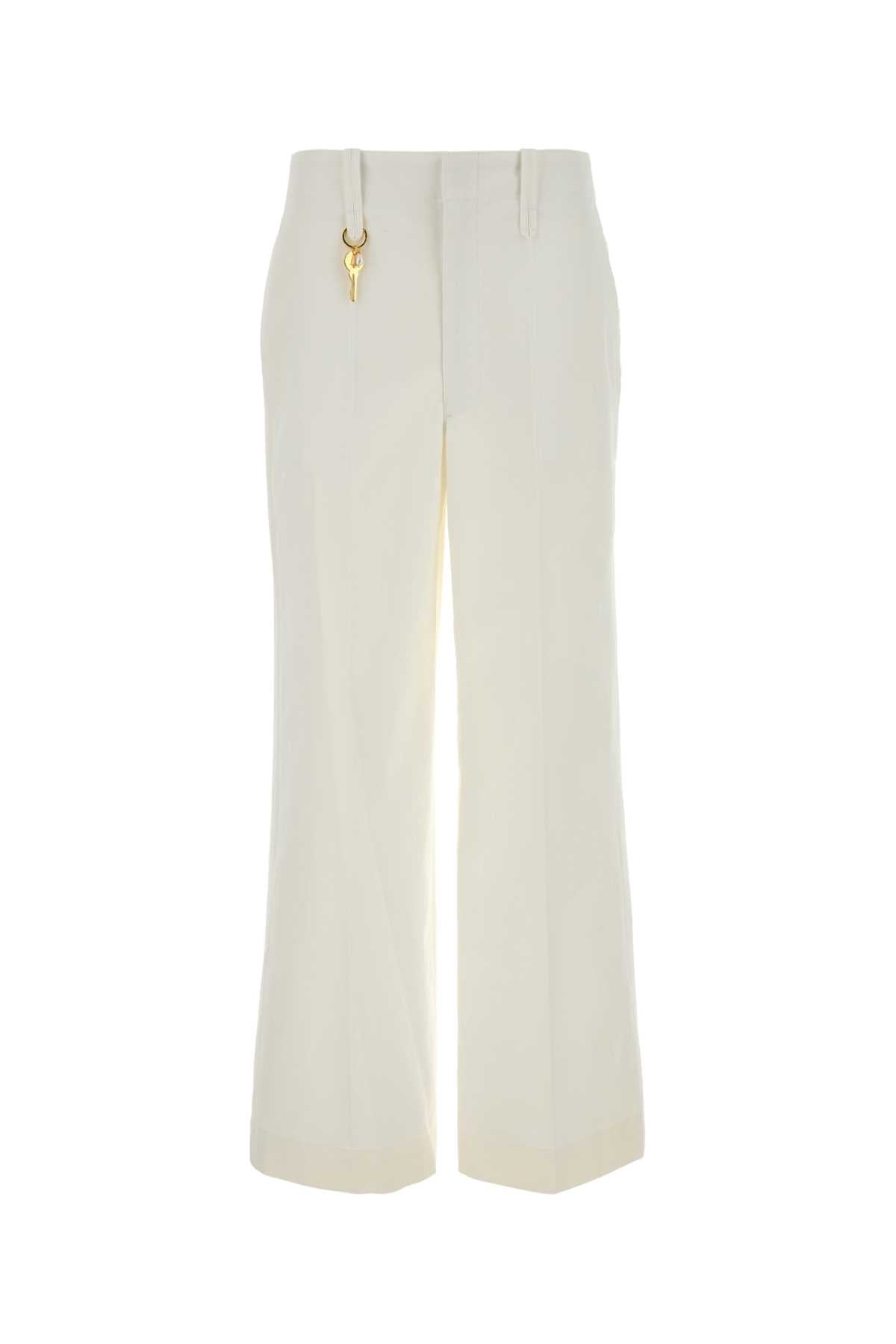 Carven Cotton Trousers — White