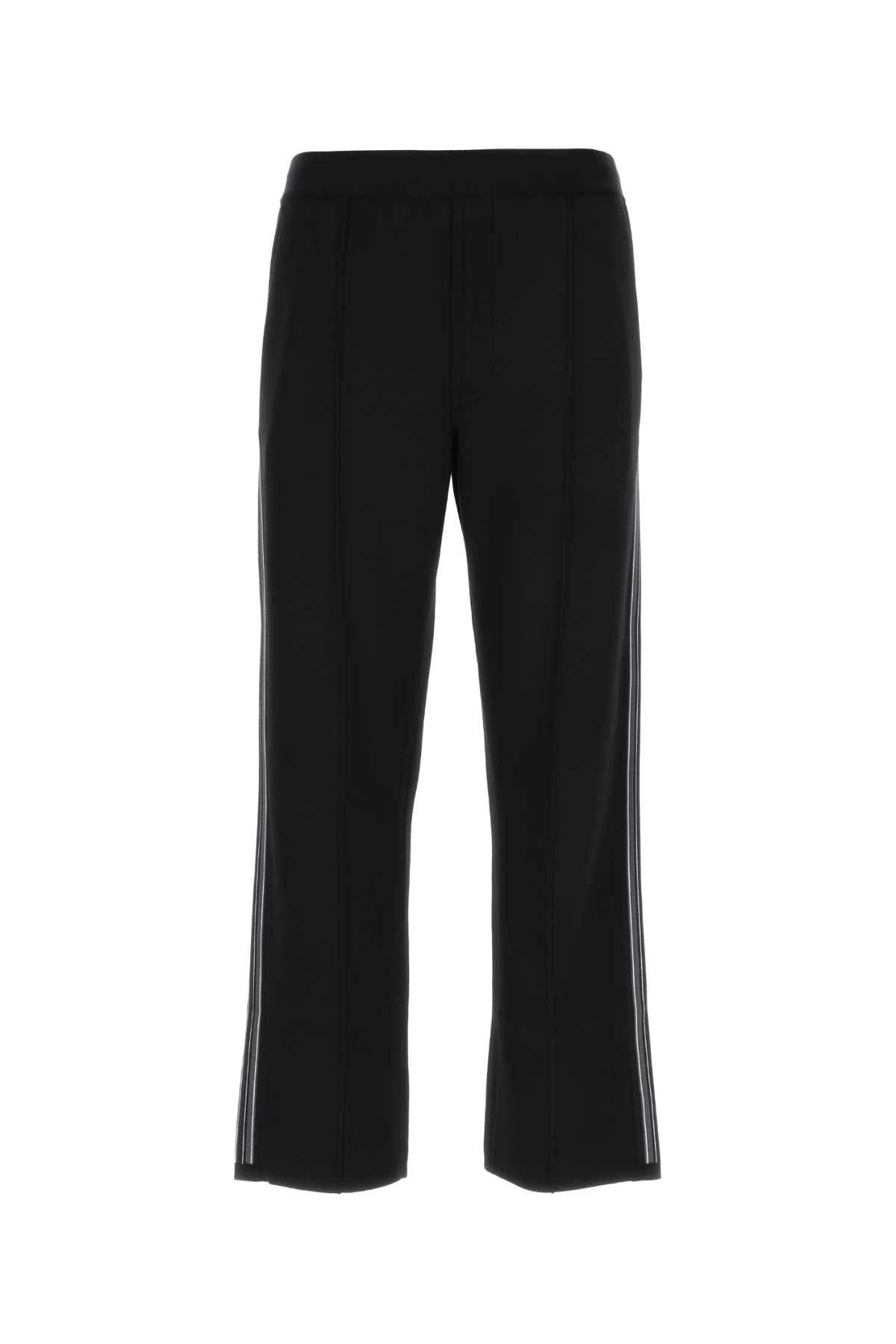 Prada Wool Blend Trousers — Black