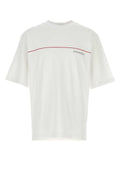 Dsquared2 Logo-Striped Cotton T-Shirt — White