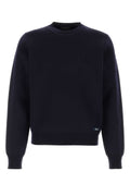 Prada Virgin Wool Blend Sweater — Navy