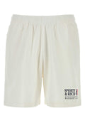 Sporty & Rich Short Bermuda Shorts — White