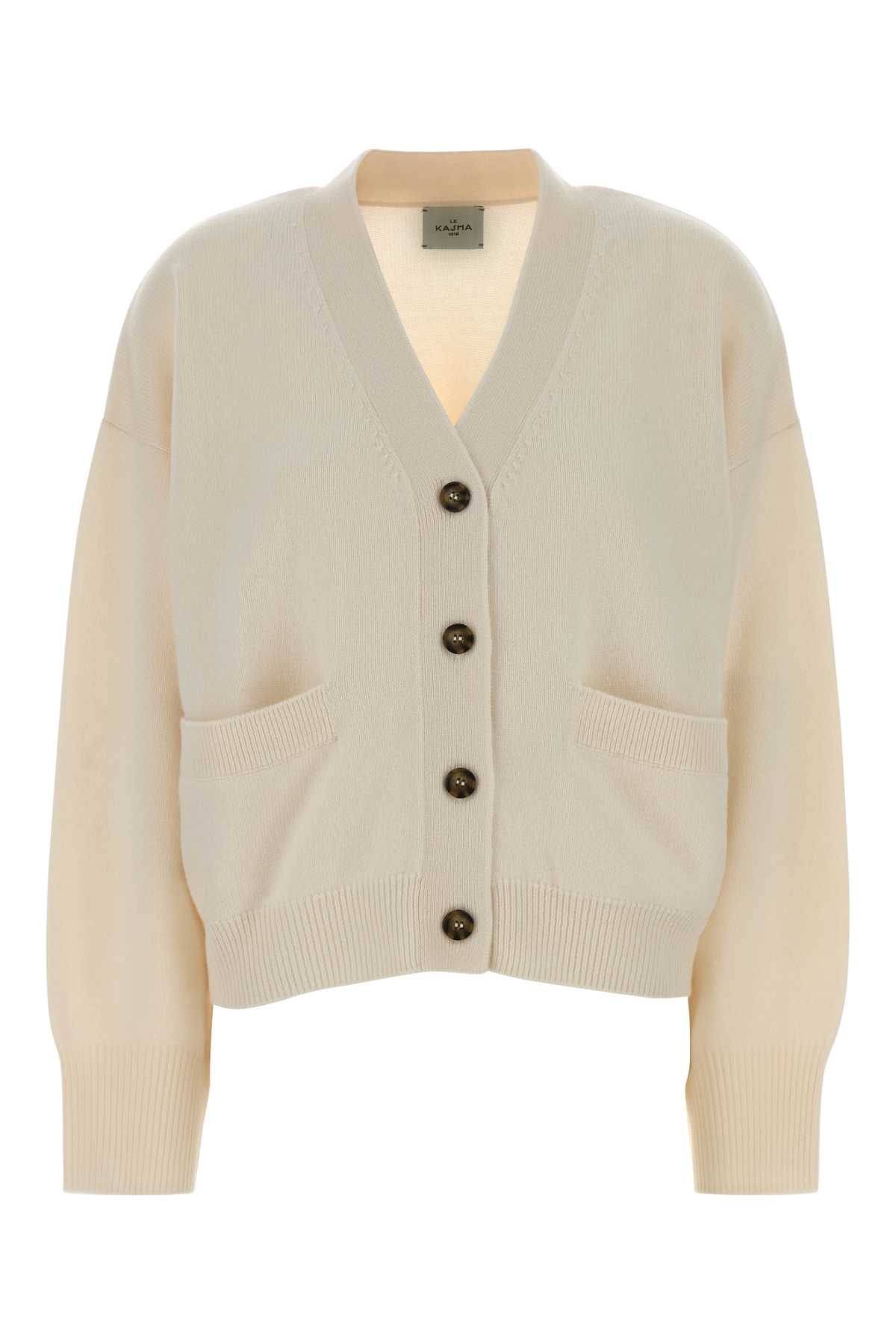 Le Kasha With Cardigan — White