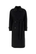 S Maxmara Samanta Coat — Black