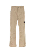 Stone Island Cotton Trousers — Beige