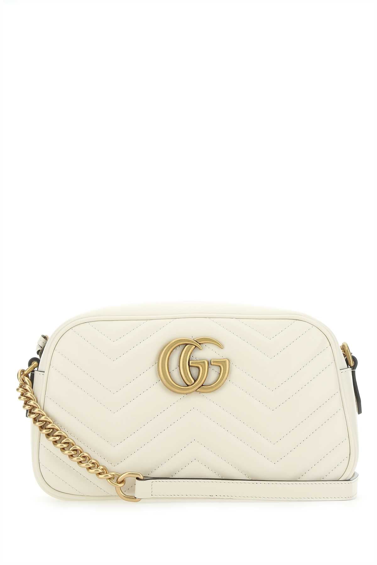 Gucci Marmont Crossbody Bag — White