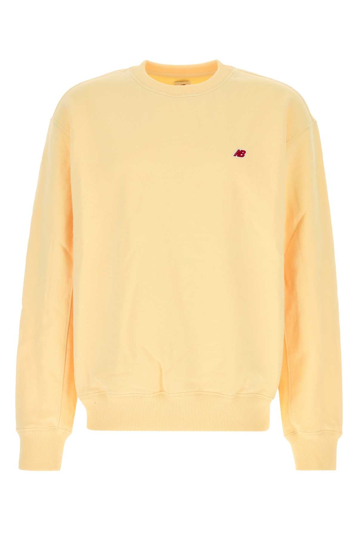 New Balance Core Crewneck Sweatshirt — Yellow