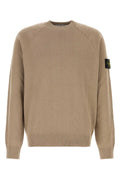 Stone Island Cotton Sweater — Beige