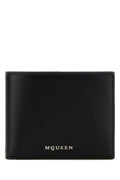 Alexander McQueen Leather Wallet — Black