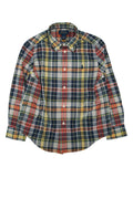Polo Ralph Lauren Plaid Cotton Shirt — Navy