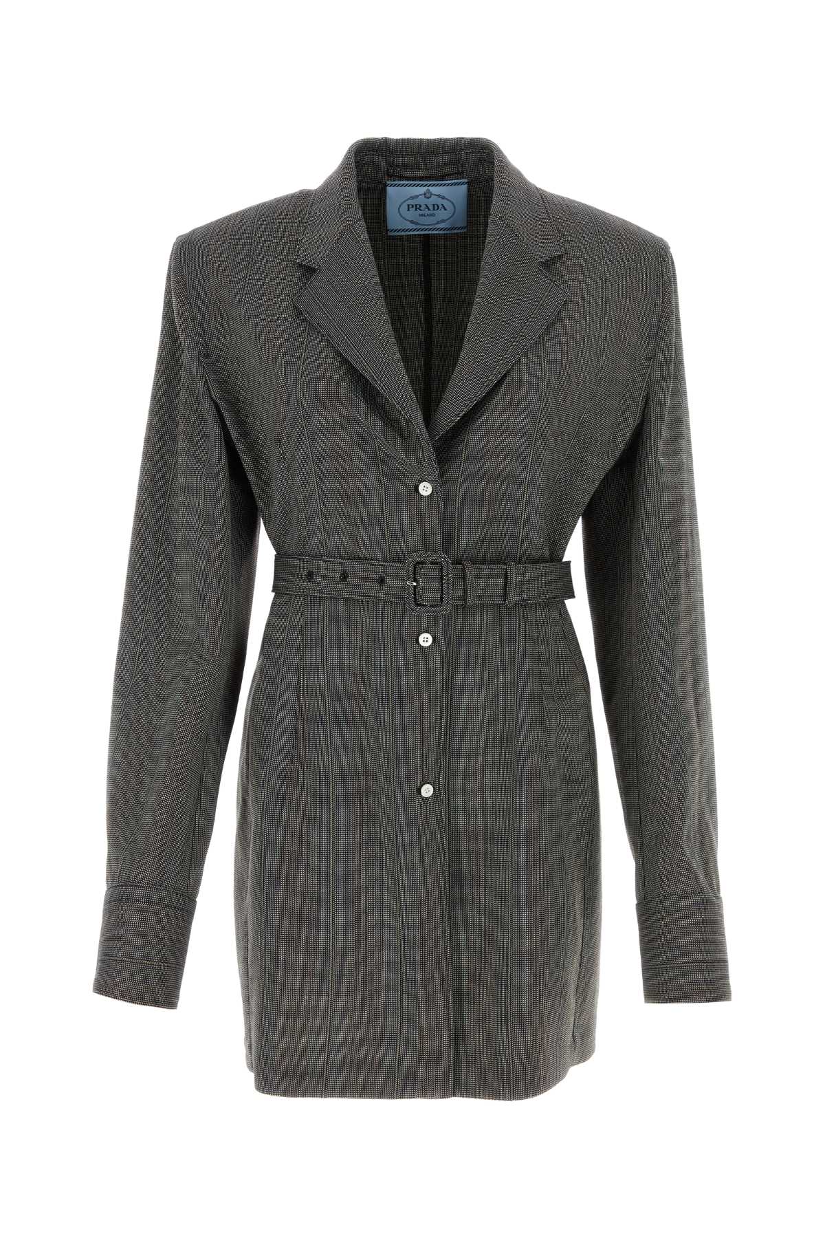 Prada Wool Blazer — Gray