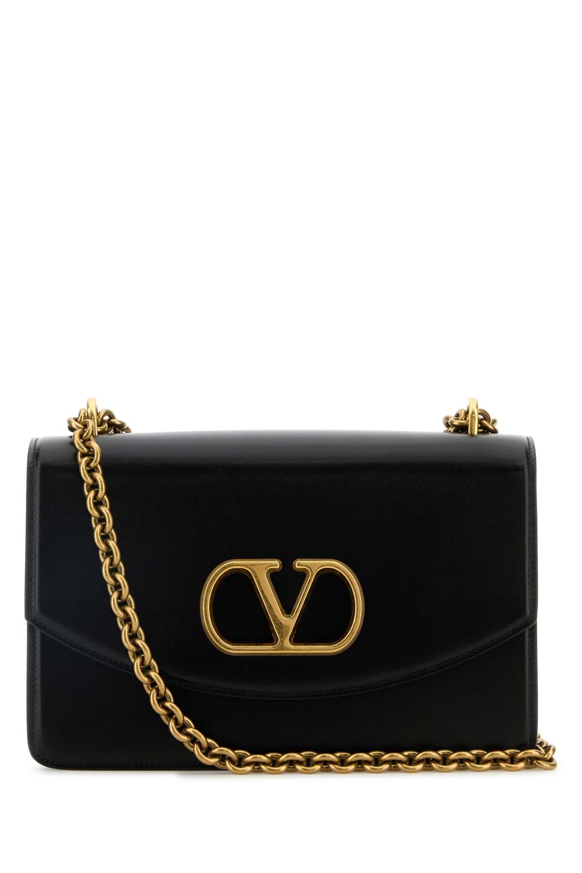 Valentino Garavani Vain Shoulder Bag — Black