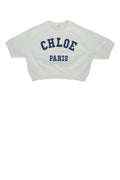 Chloe Kids Dete Sweatshirt — White