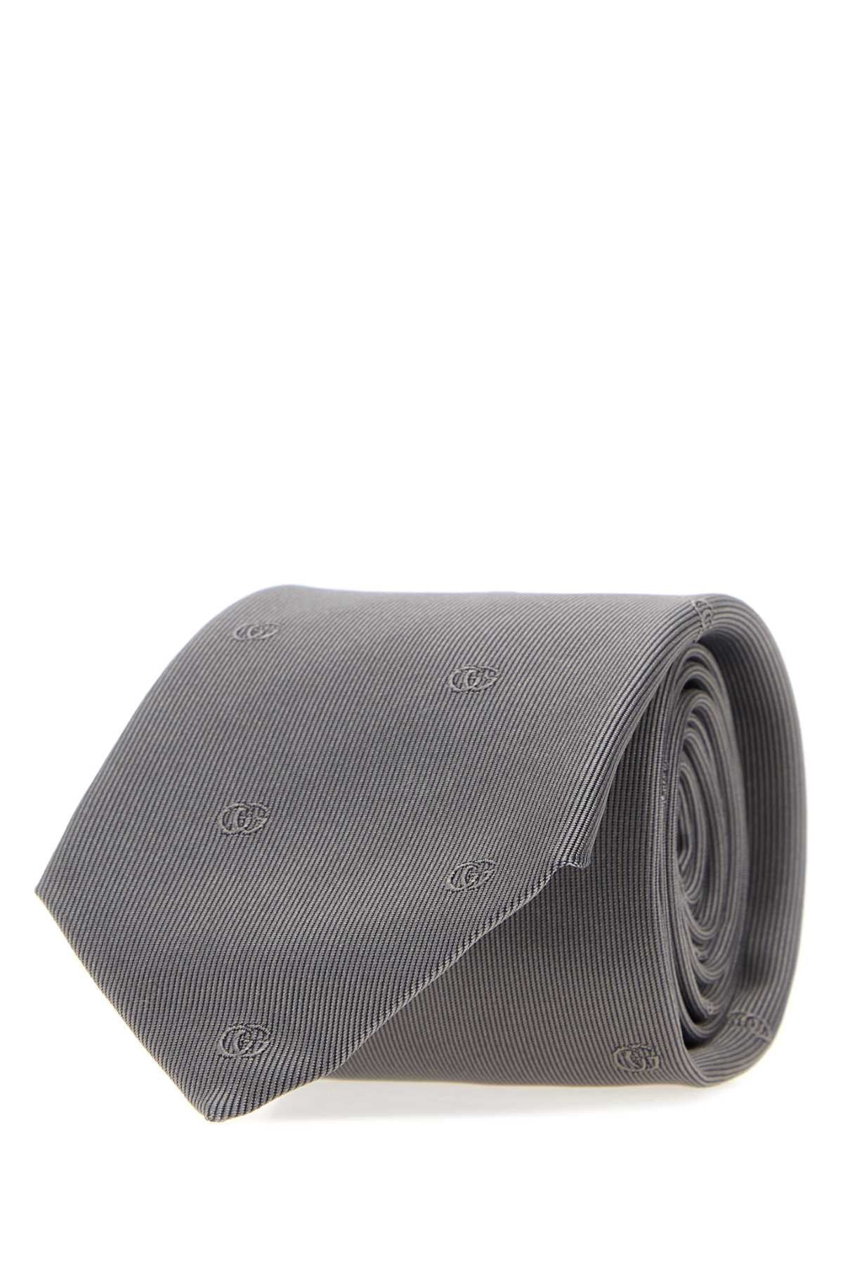 Gucci Running Necktie — Gray
