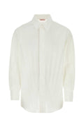 Valentino Garavani Tech Nylon Oversize Shirt — White