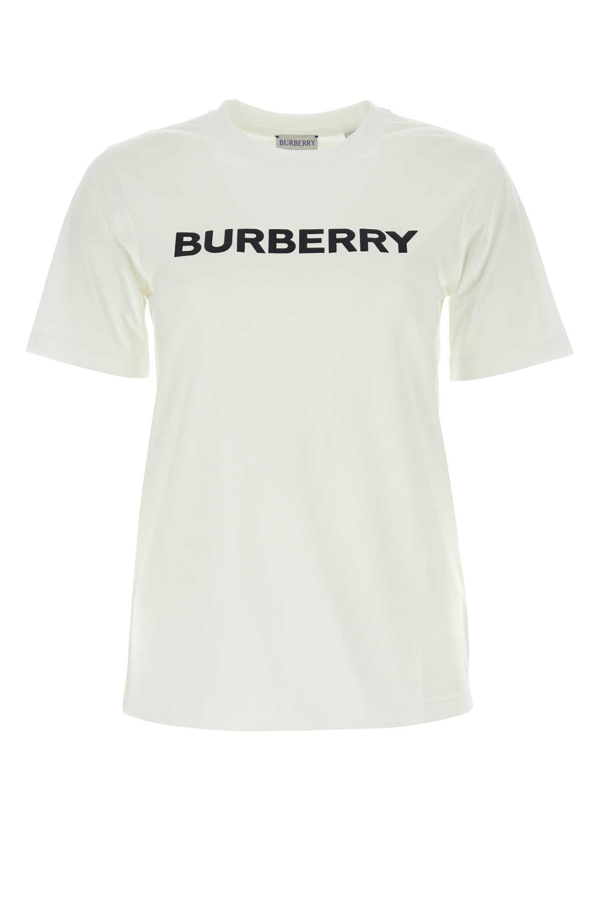 Burberry Logo-Print T-Shirt — White