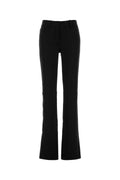 Courreges Satinpants Trousers — Black