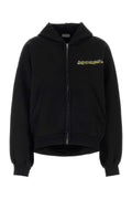 Balenciaga Hoodie Sweatshirt — Black