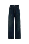 Maison Margiela Cargo-Pocket Denim Jeans — Blue