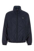 Prada Re-Nylon Reversible Down Jacket — Navy