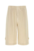 Homme Plisse' Issey Miyake Wrap Bermuda Shorts — Beige
